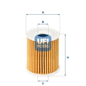 UFI 25.035.00 Filtro olio – Cartuccia per motori