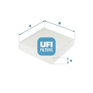 UFI 53.256.00 Filtro abitacolo particellare per auto