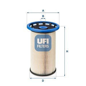 UFI 26.026.00 Filtro carburante per auto