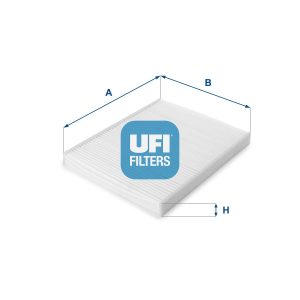UFI 53.207.00 Filtro Abitacolo Particellare Alta Efficienza