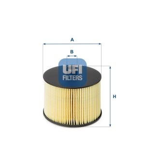 UFI 26.022.00 Filtro carburante Cartuccia per auto