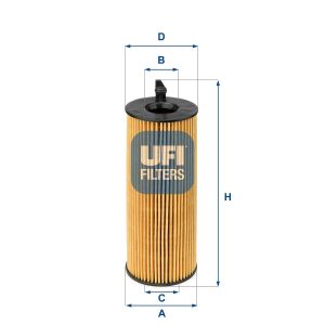 UFI 25.084.00 Filtro olio – Cartuccia ad alte prestazioni