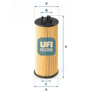UFI 25.185.00 Filtro olio per auto