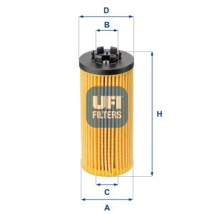 UFI 25.211.00 Filtro olio per auto