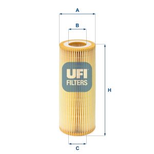 UFI 25.021.00 Filtro olio per auto - Cartuccia filtro