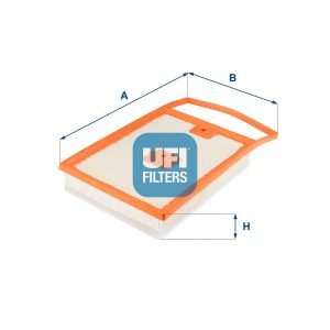 UFI 30.692.00 Filtro aria per auto, Cartuccia