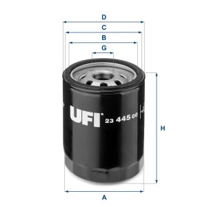 UFI 23.445.00 Filtro olio ad avvitamento