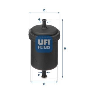 UFI 31.512.00 Filtro carburante – Alta efficienza